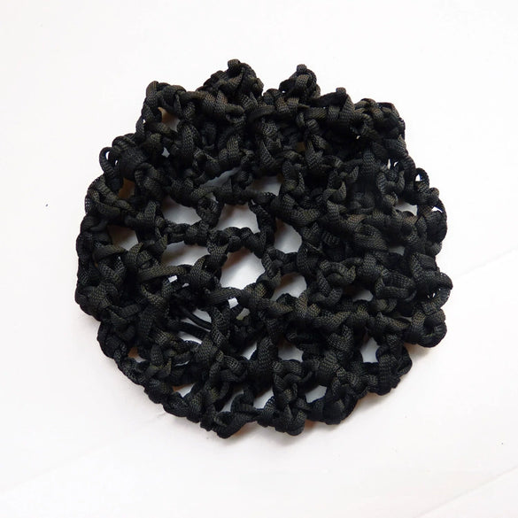 Hair Net Head Flower Hair Clip Net Pocket Elastic Fine Net Full Head Bag Thick And Thin Net Encryption Thick Net With Dancing Work Hair Accessories