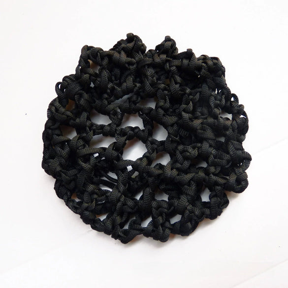Hair Net Head Flower Hair Clip Net Pocket Elastic Fine Net Full Head Bag Thick And Thin Net Encryption Thick Net With Dancing Work Hair Accessories