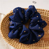 Hair Ring Chiffon Cloth Sweet Star Bow Design Seiko