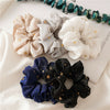 Hair Ring Chiffon Cloth Sweet Star Bow Design Seiko