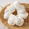Hair Ring Chiffon Cloth Sweet Star Bow Design Seiko