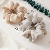 Hair Ring Chiffon Cloth Sweet Star Bow Design Seiko