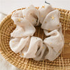 Hair Ring Chiffon Cloth Sweet Star Bow Design Seiko