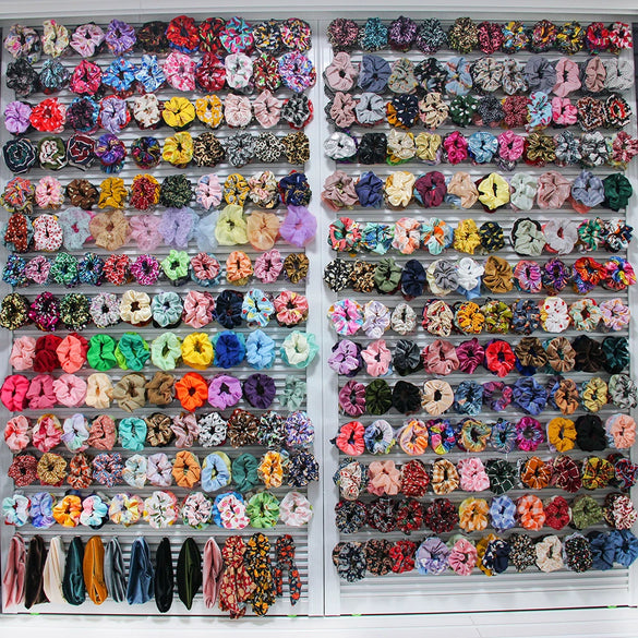 Hair Ring Cloth Handmade Round Style Velvet Feeling