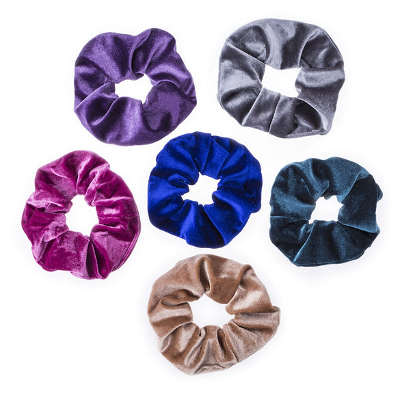 Hair Ring Cloth Handmade Round Style Velvet Feeling