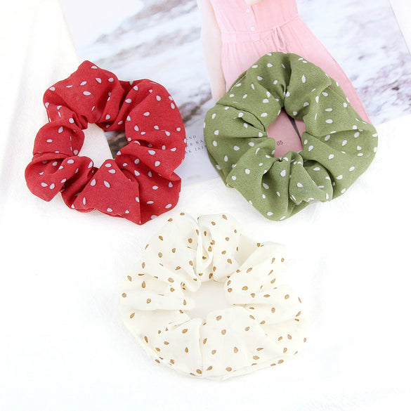 Hair Ring Cloth Round Handmade Natural Sweet Hair Accessories
