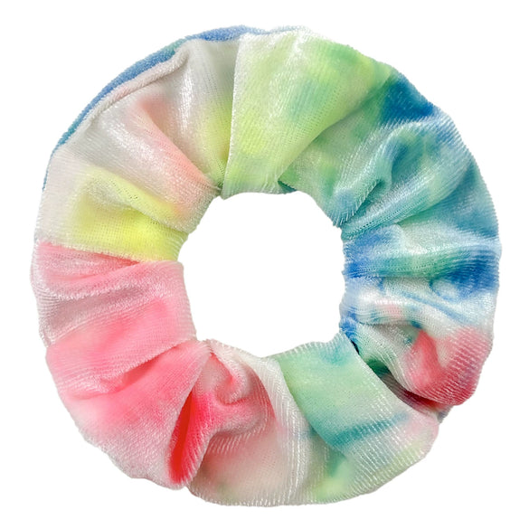 Hair Ring Cloth Velvet Tiedye Handmade Round Large