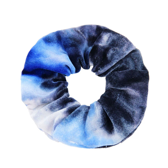 Hair Ring Cloth Velvet Tiedye Handmade Round Large
