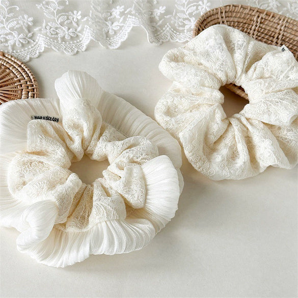Hair Ring Cotton And Linen Manual Embroidery High Elasticity