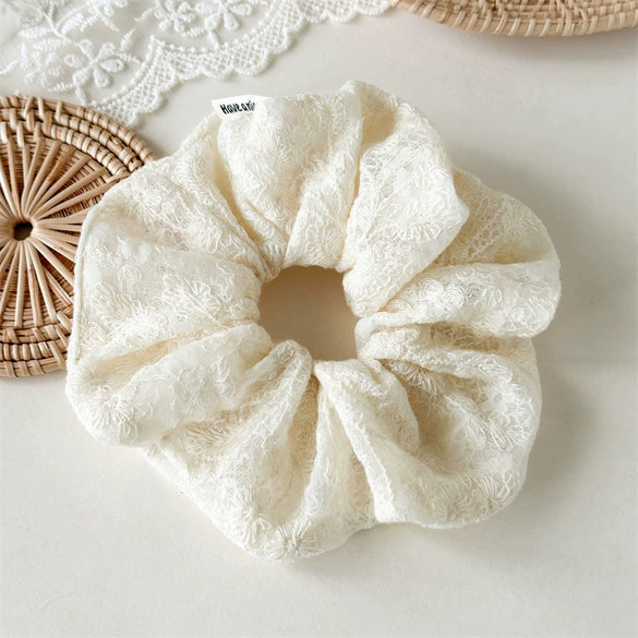 Hair Ring Cotton And Linen Manual Embroidery High Elasticity