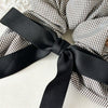 Hair Ring Fabric Black And White Plaid Square Handmade Women's Fashion High Elasticity Hair Accessories