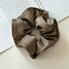 Hair Ring Fabric Handmade French Retro Style With Large Intestine Shape And Fringed Flower Bud Design