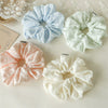Hair Ring Fabric Handmade Heart Shape Little Fresh High Elasticity