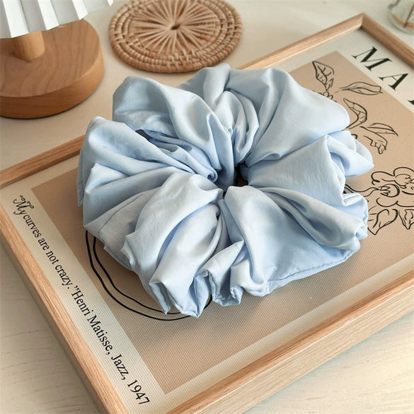 Hair Ring Fabric Handmade High Elasticity Large Intestines Design For Women