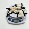 Hair Ring Fabric Handmade Simple Style Black And White Large Bow For Female