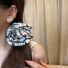 Hair Ring Fabric Handmade Small Fresh Flower Check Style For Women