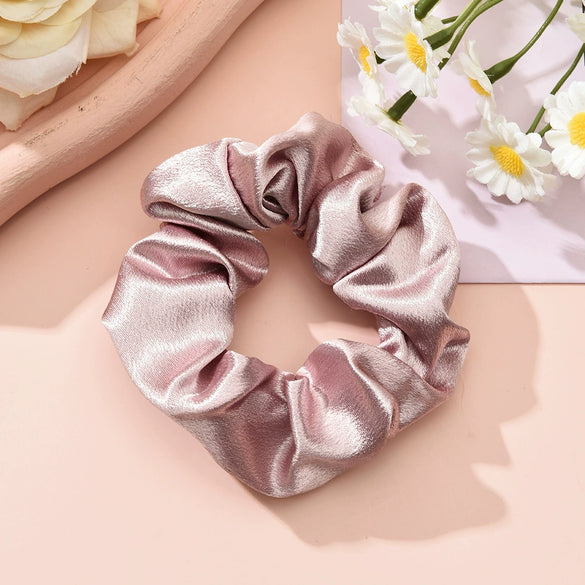 Hair Ring Fabric Handmade Solid Color Simple Fashion Female Hair Accessories
