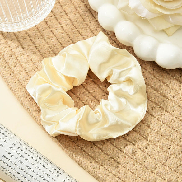 Hair Ring Fabric Handmade Solid Color Simple Fashion Female Hair Accessories