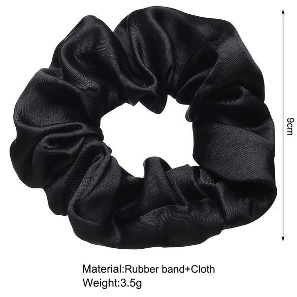 Hair Ring Fabric Handmade Solid Color Simple Fashion Female Hair Accessories