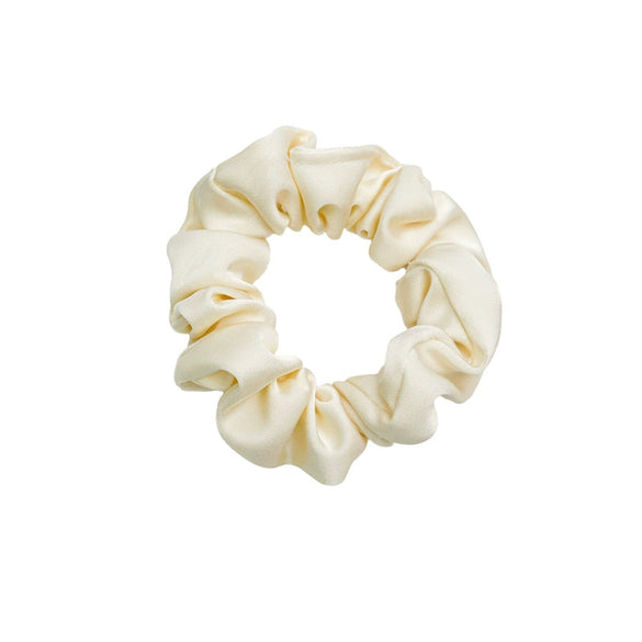 Hair Ring Fabric High Elastic Simple Solid Color Handmade
