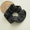 Hair Ring Fabric High Elasticity Handmade Navy Style