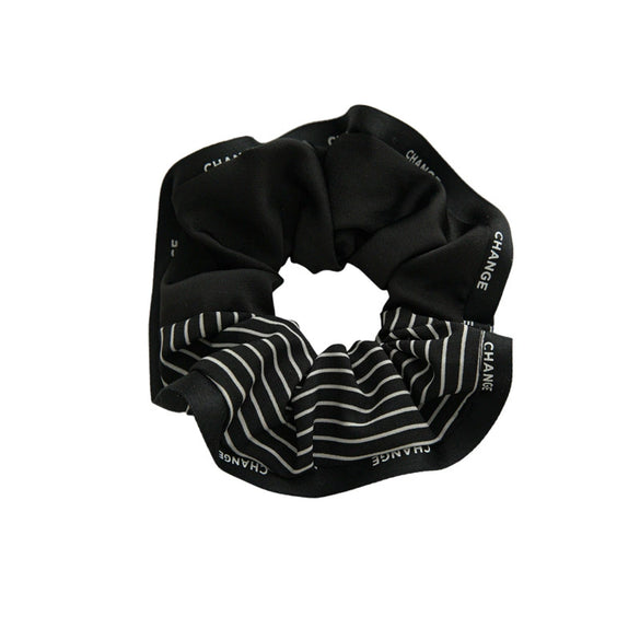 Hair Ring Fabric High Elasticity Handmade Navy Style