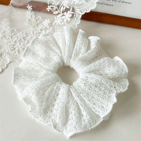 Hair Ring Fabric Hollow Knitted Handmade Fashion High Elasticity Headwear