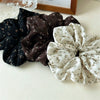Hair Ring Fabric Lazy Style Floral Seiko High Elasticity For Women