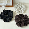 Hair Ring Fabric Lazy Style Floral Seiko High Elasticity For Women