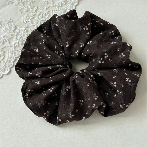 Hair Ring Fabric Lazy Style Floral Seiko High Elasticity For Women