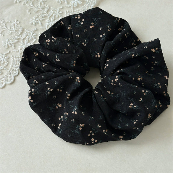 Hair Ring Fabric Lazy Style Floral Seiko High Elasticity For Women
