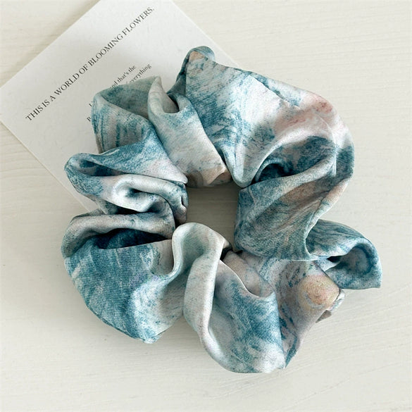 Hair Ring Fabric Tiedye Handmade Elastic