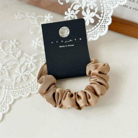 Hair Ring Hair Rope Fabric Handmade Elegant Simple Small Intestinal Circle Allmatch For Women