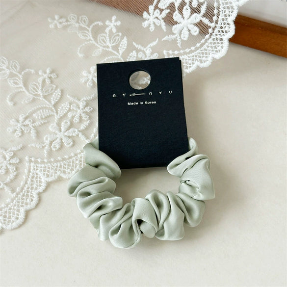 Hair Ring Hair Rope Fabric Handmade Elegant Simple Small Intestinal Circle Allmatch For Women