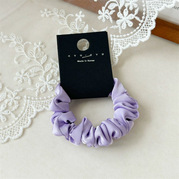 Hair Ring Hair Rope Fabric Handmade Elegant Simple Small Intestinal Circle Allmatch For Women