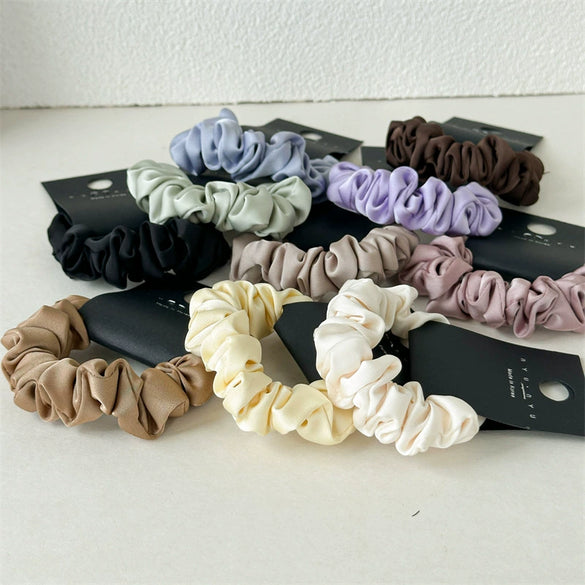 Hair Ring Hair Rope Fabric Handmade Elegant Simple Small Intestinal Circle Allmatch For Women