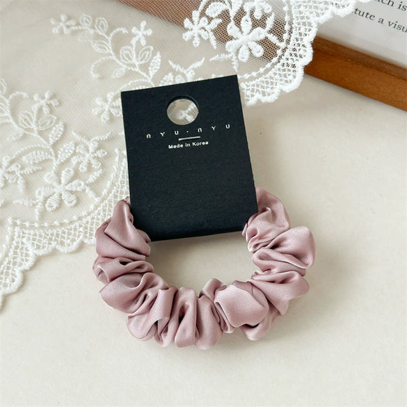Hair Ring Hair Rope Fabric Handmade Elegant Simple Small Intestinal Circle Allmatch For Women