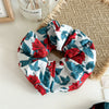 Hair Ring Hair Rope Hair Strap Cloth Rose Print Handmade