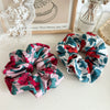 Hair Ring Hair Rope Hair Strap Cloth Rose Print Handmade