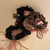 Hair Ring Hair Rope Handmade Mixed Material High Elasticity Plants And Flowers Style