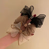 Hair Ring Hair Rope Handmade Mixed Material High Elasticity Plants And Flowers Style