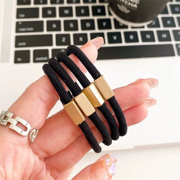 Hair Ring Head Rope Mixed Material Handmade High Elastic Women's Fashionable Durable