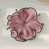Hair Ring Head Rubber Band Fabric Handmade High Elasticity Geometric