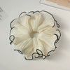 Hair Ring Head Rubber Band Fabric Handmade High Elasticity Geometric