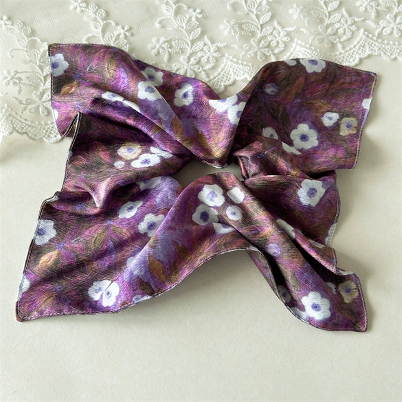 Hair Ring Headwear Satin Fabric Handmade Fashion High Elasticity