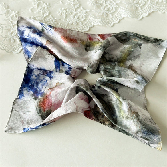 Hair Ring Headwear Satin Fabric Handmade Fashion High Elasticity