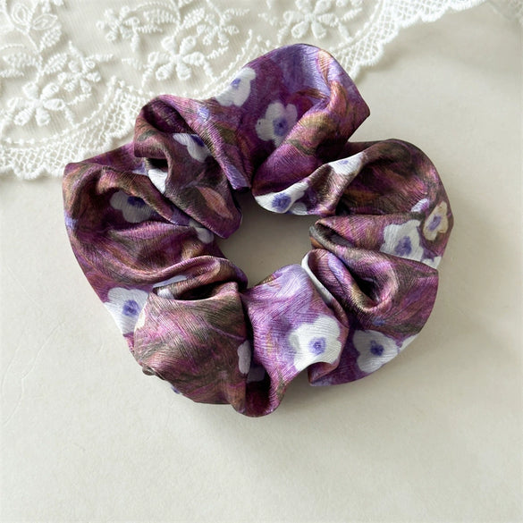 Hair Ring Headwear Satin Fabric Handmade Fashion High Elasticity