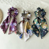 Hair Ring Headwear Satin Fabric Handmade Fashion High Elasticity