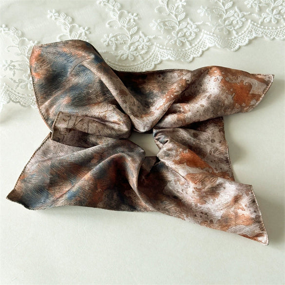 Hair Ring Headwear Satin Fabric Handmade Fashion High Elasticity