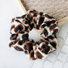 Hair Ring Leopard Pattern Fabric Handmade